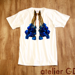 ブルーローズ［Tシャツ］atelierGDW 1枚目の画像