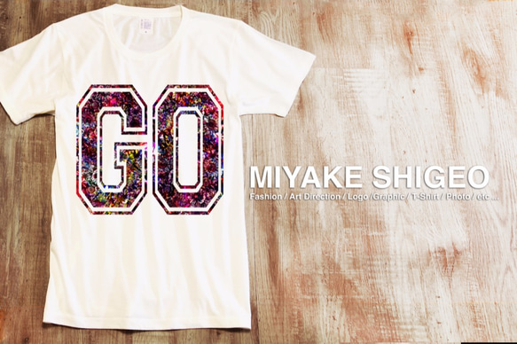 GO - 白［Tシャツ］MIYAKE SHIGEO 1枚目の画像