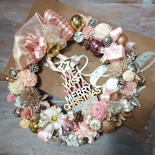 ウィンター❤リース❤クリスマス　風❤大人可愛い❤ユーカリ❤グリーン❤木ノ実 fleurdouce_ch012