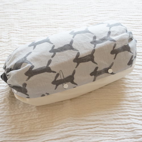 月*陽様 ミナペルホネン/runrunrunランランランダークネイビー/がま口長 月*陽様 ミナペルホネン/runrunrunランランランダークネイビー