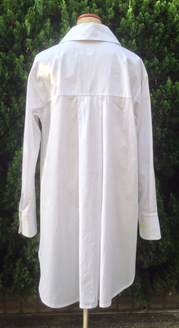受注生産：ガリバーのシャツ　島田製織さんの綿100％ブロード 9枚目の画像
