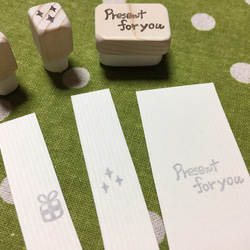 【送料無料】Present for you はんこ☆ 2枚目の画像