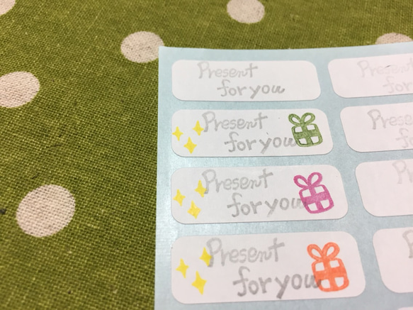 【送料無料】Present for you はんこ☆ 4枚目の画像