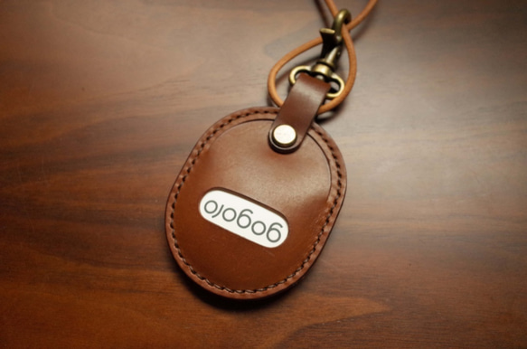 IPPI－GOGORO鑰匙皮套/GOGORO KEY CASE－咖啡色 真皮／手工 第2張的照片