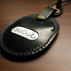IPPI－GOGORO鑰匙皮套/GOGORO KEY CASE－黑色 真皮／手工 第1張的照片