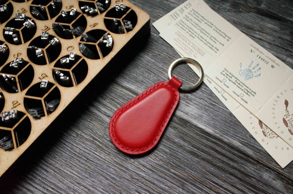 Buttero 悠遊卡晶片吊飾－鑰匙圈B款－紅色 第1張的照片