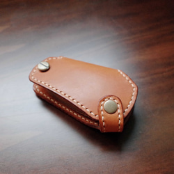 IPPI-SUBARU Key Leather Case-TAN レザー/ハンドメイド 2枚目の画像