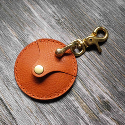 GOGORO機車鑰匙皮套－全包覆款－Minerva box橙 第2張的照片