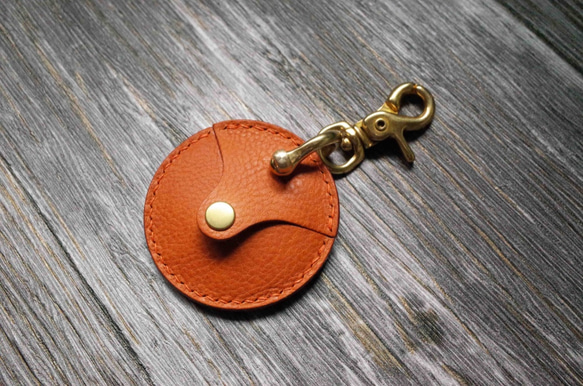 GOGORO機車鑰匙皮套－全包覆款－Minerva box橙 第2張的照片