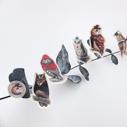 造型貼紙 - OWL OWL - 3張入 第2張的照片