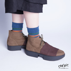 Corsage 德雷拼塊厚底鞋 Taiwan Design 第2張的照片