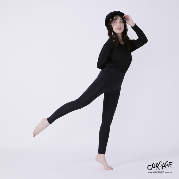 Corsage WOOHOO高腰legging Taiwan Design 第6張的照片