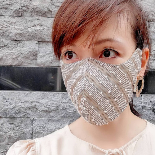 差がつく高級レース☆肌荒れしない 最も美しいマスク マスクカバー  