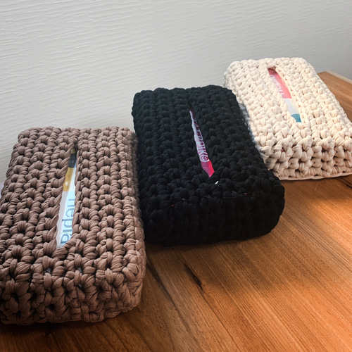 ティッシュカバー ティッシュケース ボックスティッシュ かぎ編み