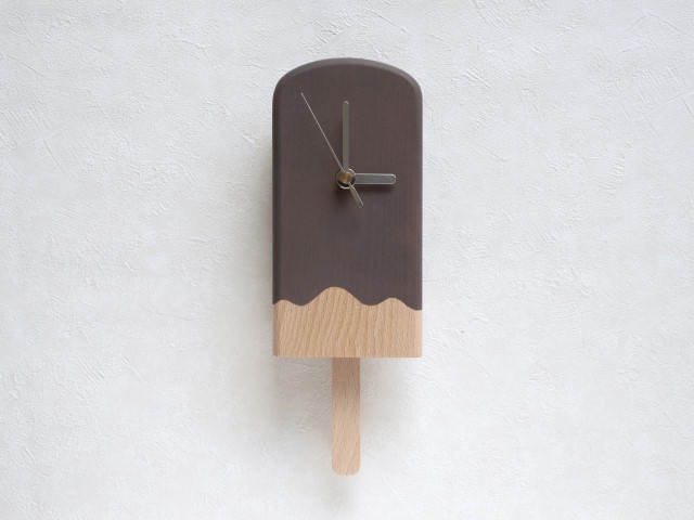 アイスキャンディー振子時計（チョコレート） 6,650円