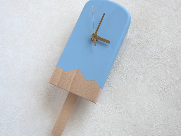 アイスキャンディー振子時計（ソーダ） 3枚目の画像