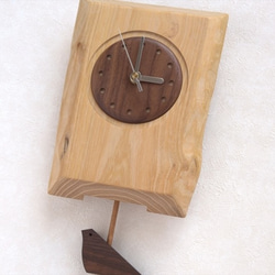 耳付きハリエンジュの振子時計 その1 2枚目の画像
