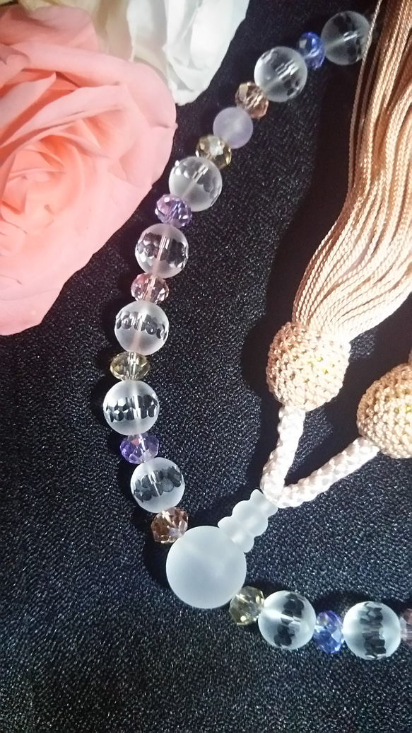 念珠 数珠 切子水晶 カラー キラキラ 女性用✨✨ 天然石 念珠 数珠 切子水晶 カラー キラキラ 女性用✨✨ 天然石