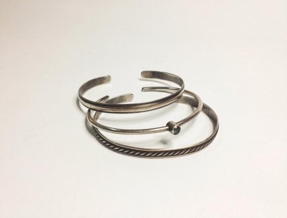 摩里安那之一・組合式純銀復古手環 | Moriana 第2張的照片