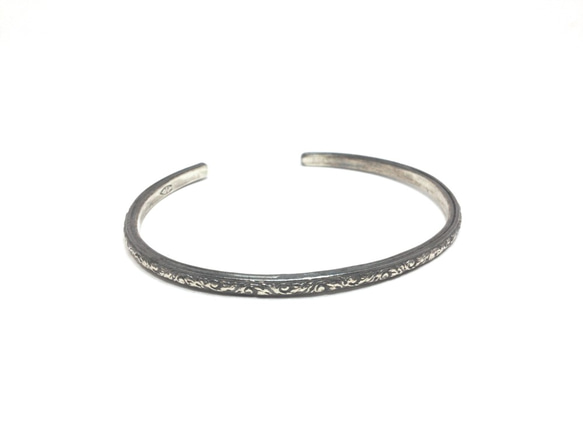 優鐸希亞之二・純銀復古手環(厚版)(古董銀) | Eudoxia 第1張的照片