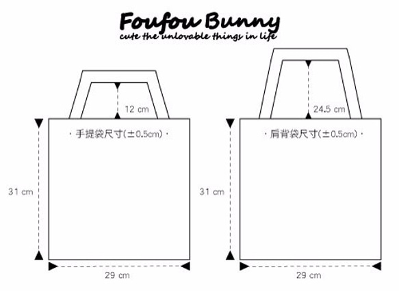 《Foufou》胚布植絨小手袋 - Mama told me展覽限定款 - 關於自信 第3張的照片