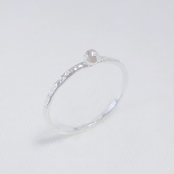 Glitter ring（シルバー） 1枚目の画像