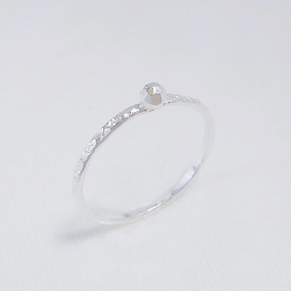 Glitter ring（シルバー） 1枚目の画像