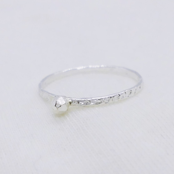 Glitter ring（シルバー） 2枚目の画像