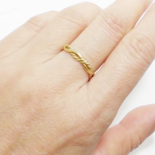 ハンドメイド リングセット 18kgc 真鍮 【公式通販】