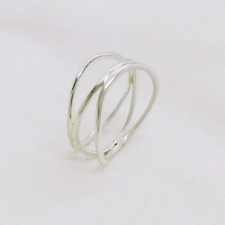 Layered ring（シルバー） 2枚目の画像