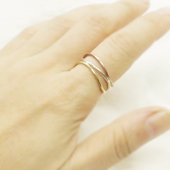 Layered ring（3色） 4枚目の画像