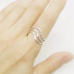 Curvy ring（シルバー） 3枚目の画像