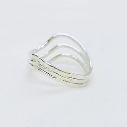 Curvy ring（シルバー） 4枚目の画像