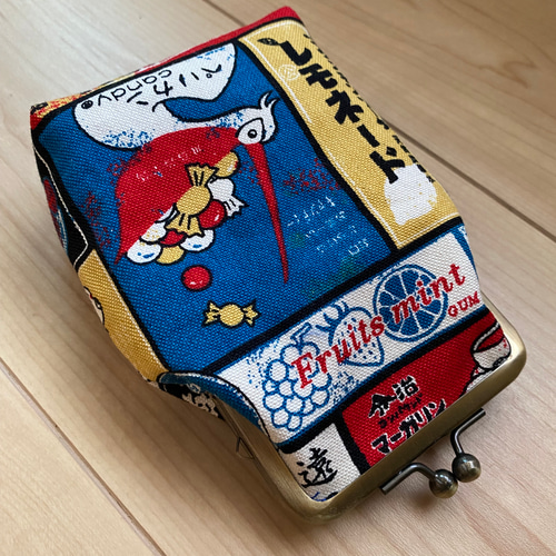 受注製作】昭和レトロ 看板 シガレットケースがま口 タバコケース