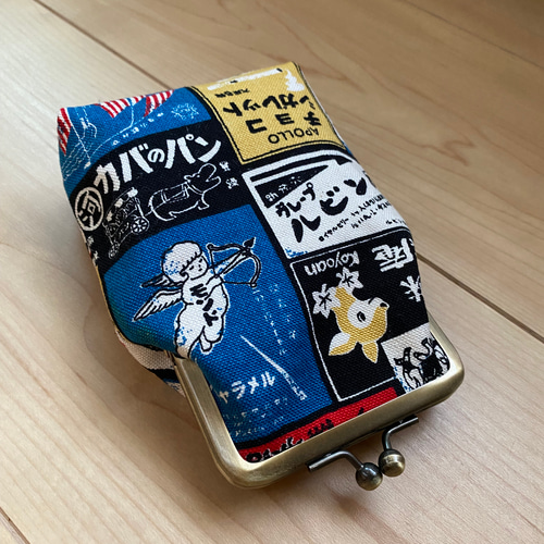 受注製作】昭和レトロ 看板 シガレットケースがま口 タバコケース