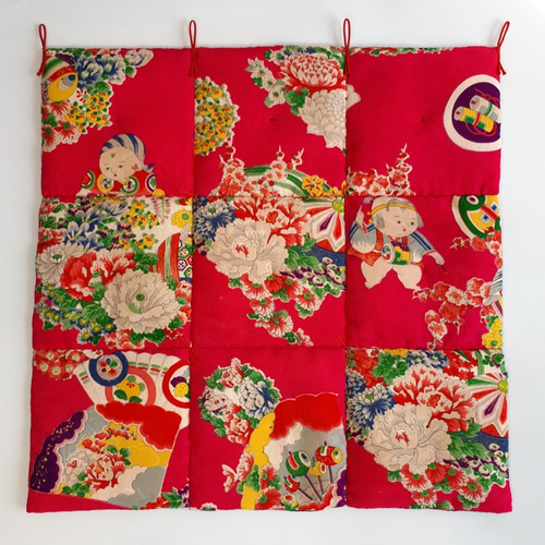 和布のタペストリー（大島紬） タペストリー・壁掛け ariko 通販