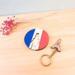 Key House．Eiffel Tower | Customizable／Storage／Decoration Gif 3枚目の画像