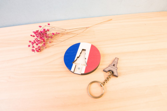 Key House．Eiffel Tower | Customizable／Storage／Decoration Gif 3枚目の画像