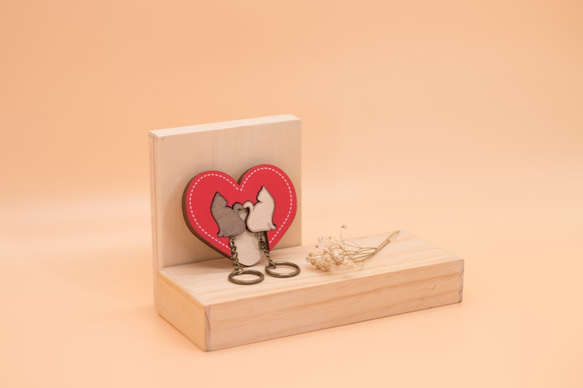 Key House．Feline Duet | Customizable／Storage／Decoration Gift 1枚目の画像