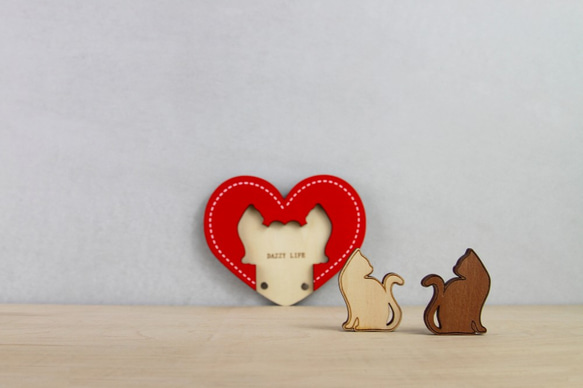 Key House．Feline Duet | Customizable／Storage／Decoration Gift 4枚目の画像