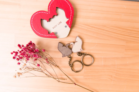 Key House．Feline Duet | Customizable／Storage／Decoration Gift 2枚目の画像