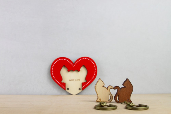 Key House．Feline Duet | Customizable／Storage／Decoration Gift 5枚目の画像