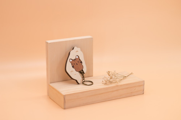 Key House．Leopard Cat | Customizable／Storage／Decoration Gift 1枚目の画像