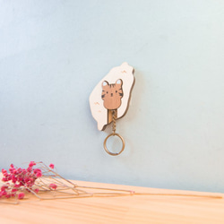 Key House．Leopard Cat | Customizable／Storage／Decoration Gift 2枚目の画像