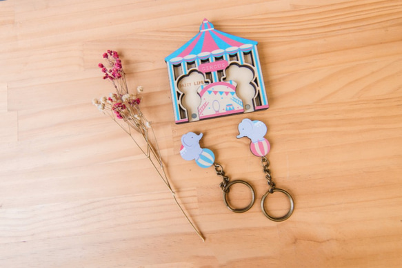 Key House Circus|Customizable/Storage/Decoration/Gift/X'mas| 3枚目の画像