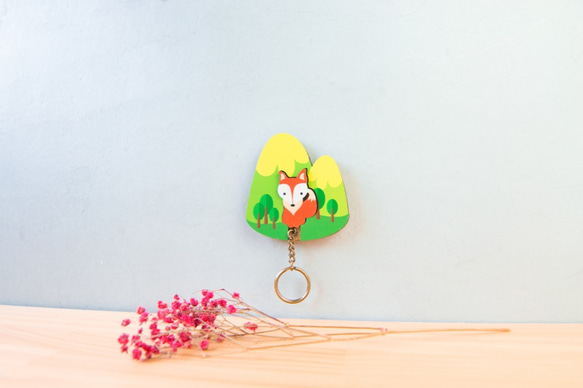 Key House FOX < Customizable Storage Decoration Gift X'mas V 2枚目の画像