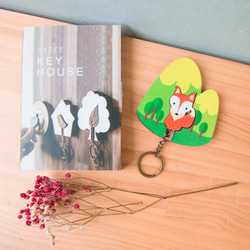 Key House FOX < Customizable Storage Decoration Gift X'mas V 4枚目の画像