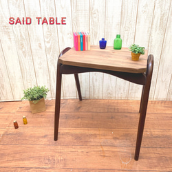 ◇アンティーク レトロなサイドテーブル スツール 腰掛け椅子 シンプル オシャレ◇ 1枚目の画像