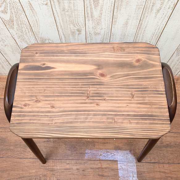 ◇アンティーク レトロなサイドテーブル スツール 腰掛け椅子 シンプル オシャレ◇ 10枚目の画像