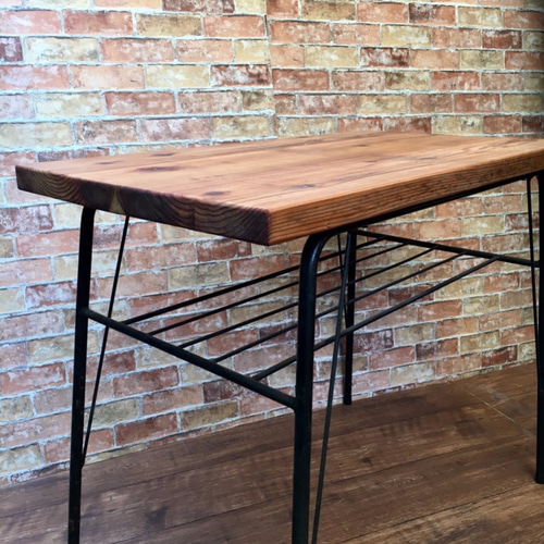 antique table!! アイアン ダイニングテーブル インダストリアル調 鉄